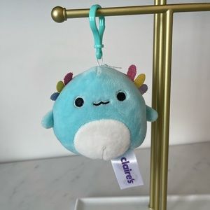 Squishmallow Irina the axololt clip on